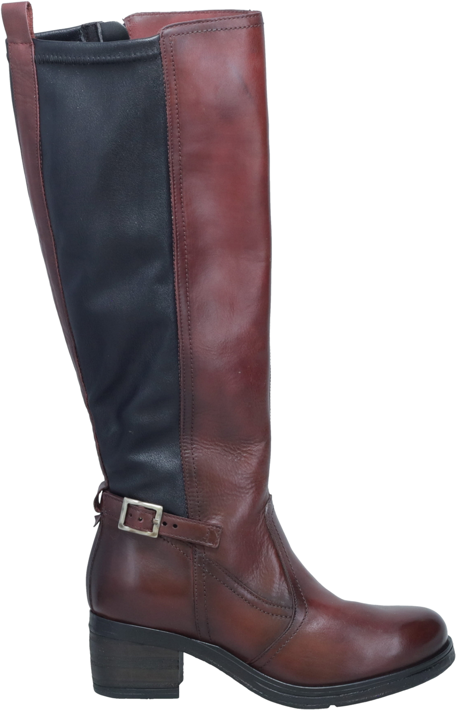 Quarter turn view Women's Miz Mooz Footwear style name Serenna in color BORDEAUX. Sku: SERENNA-BORD
