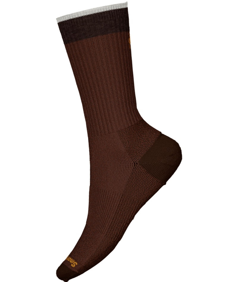 Men's Smartwool Socks style name Rollinsville Crew in color Chestnut. Sku: SW001889207