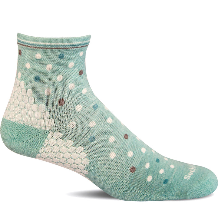 Quarter turn Women's Sockwell Sock style name Plantar Honeycomb in color Air. Sku: SW183W-675