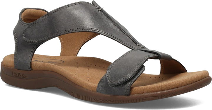 Quarter turn view Women's Taos Footwear style name The Show in color Steel. Sku: TSH-14039STL