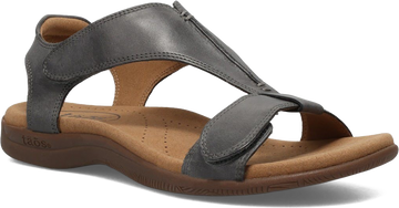 Quarter turn view Women's Taos Footwear style name The Show in color Steel. Sku: TSH-14039STL