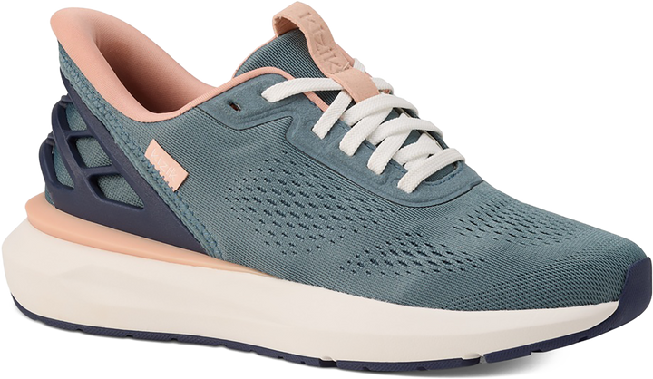 Quarter turn view Women's Kizik Footwear style name Athens 2 Wide in color STMWTHR/RS. Sku: WATH2512W