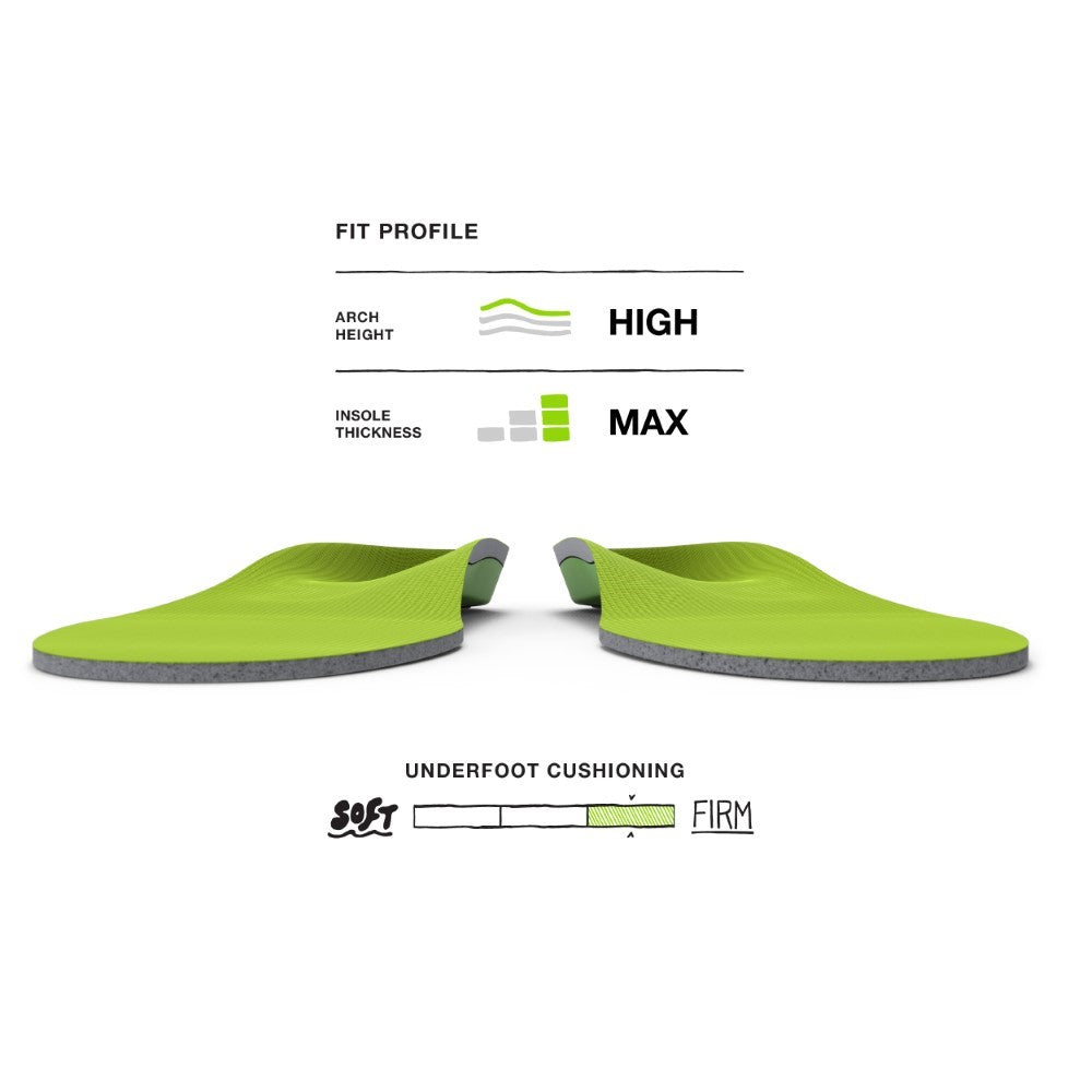 Unisex Superfeet All-Purpose Wide-Fit Support (WideGreen) in Green. Sku: WIDE-GREEN