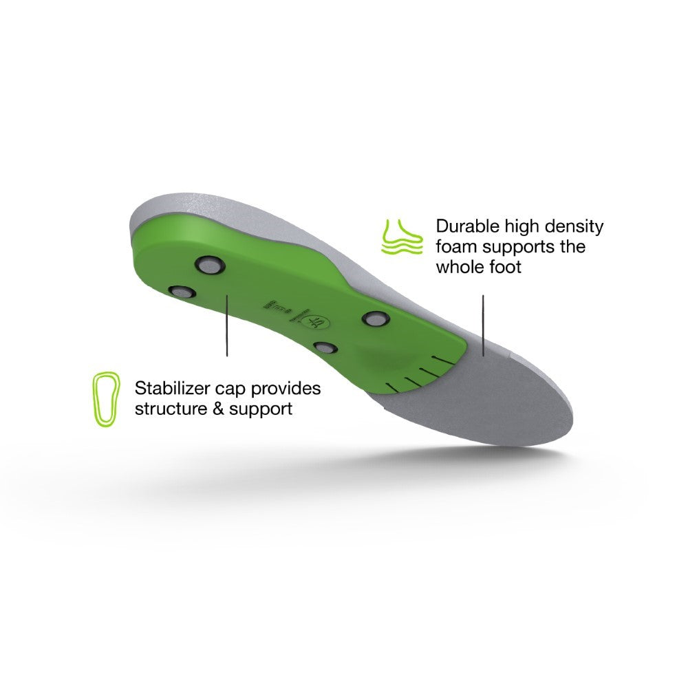 Unisex Superfeet All-Purpose Wide-Fit Support (WideGreen) in Green. Sku: WIDE-GREEN