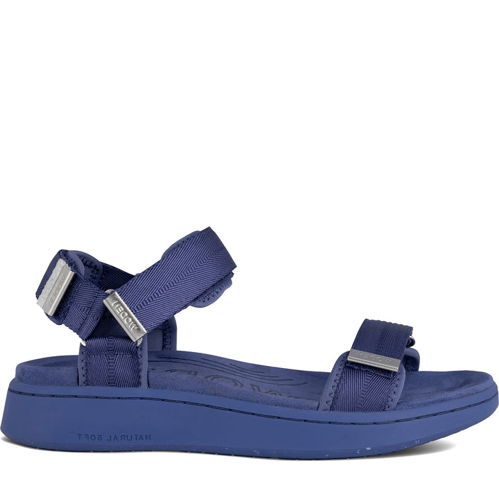 Quarter turn Women's Woden Footwear style name Line Fruit in color Blueberry. Sku: WL717-012