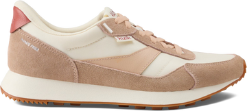Quarter turn view Women's Kizik Footwear style name Siena in color Pristine/ Taupe. Sku: WSIE2606