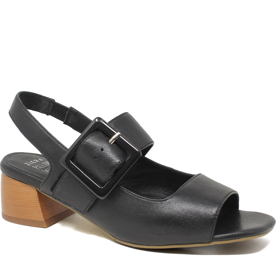 Quarter turn Women's Ziera Footwear style name Cantell-W in color Black Natural. Sku: ZR11016BBLLE