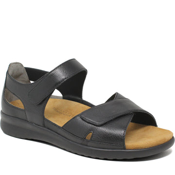 Quarter turn Women's Ziera Footwear style name Bronn-W in color Black. Sku: ZR11070B75LE