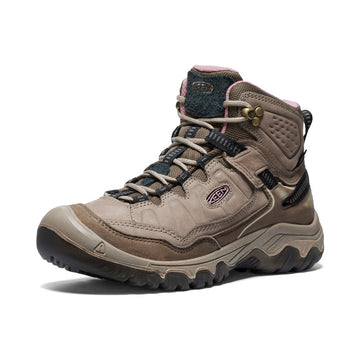 Women's KEEN Targhee IV Mid Waterproof in Brindle/ Nostalgia Rose. Sku: 1028990