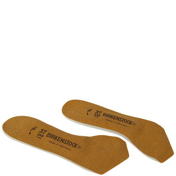 Quarter view  Insole style name AIR 3/4 CAMB in color Tan BirkoTex-lined. SKU: 1001270