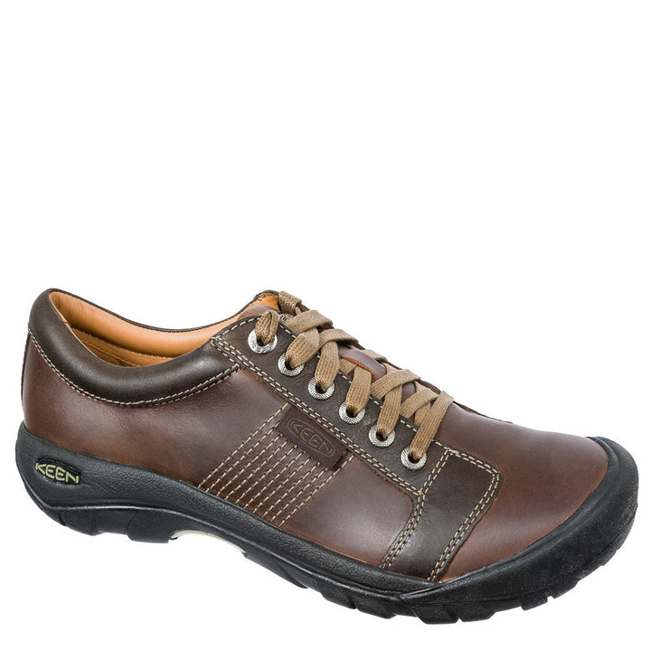 Quarter view Footwear style name AUSTIN in color Chocolate Brown. SKU: 1007722
