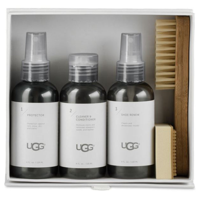 Open box package display of the UGG Care Kit. Sku: 1017846