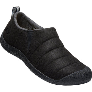 Quarter view Men's Keen Footwear style name Howser II color Black Felt/ Black. Sku: 1025624