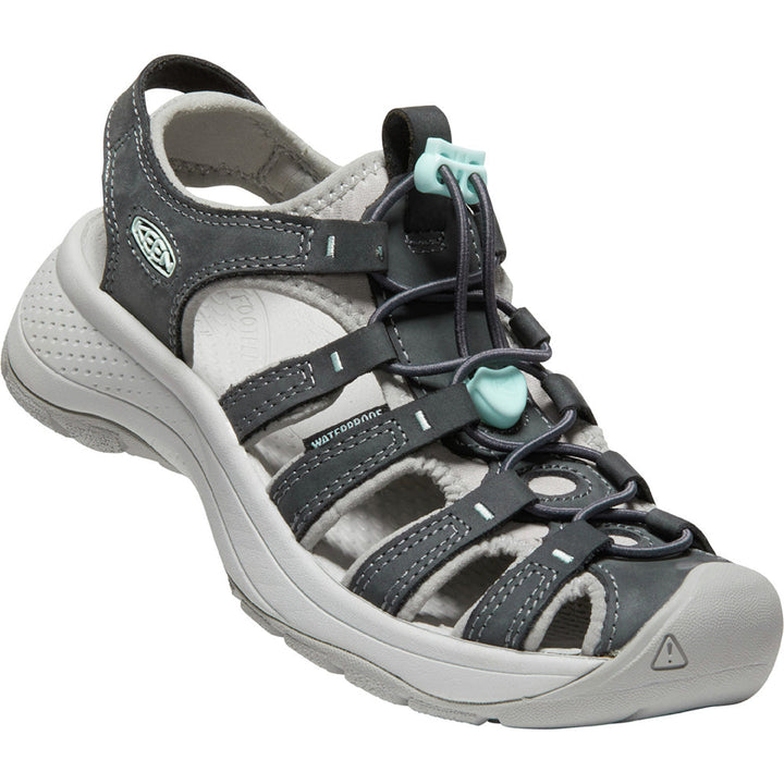 Quarter view Women's Footwear style name Astoria West Leather in color Magnet/ Vapor. SKU: 1026150