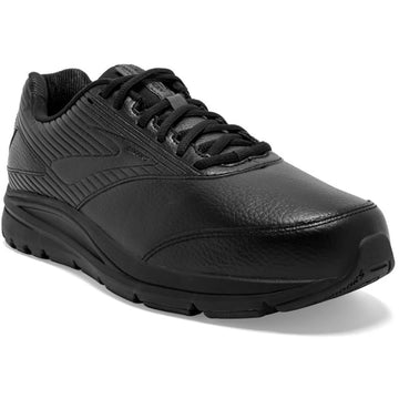 Quarter view Men's Brooks Footwear style name Addiction Walker 2 Medium in color Black. Sku: 110318-1D072