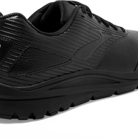 Back view Men's Brooks Footwear style name Addiction Walker 2 Medium in color Black. Sku: 110318-1D072