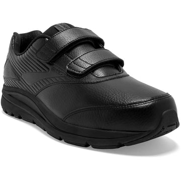Quarter view Men's Brooks Footwear style name Addiction Walker V-Strap 2 Medium in color Black. Sku: 110320-1D072
