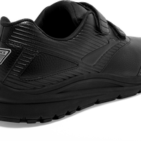 Back view Men's Brooks Footwear style name Addiction Walker V-Strap 2 Medium in color Black. Sku: 110320-1D072