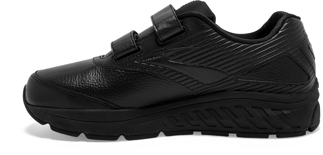 Inside view Men's Brooks Footwear style name Addiction Walker V-Strap 2 Medium in color Black. Sku: 110320-1D072