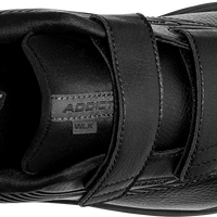 Top down view Men's Brooks Footwear style name Addiction Walker V-Strap 2 Double Wide in color Black. Sku: 110320-4E072