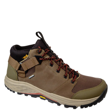 Quarter view  Footwear style name GRANDVIEW GTX MEN in color Dark Olive. SKU: 1106804-DOL