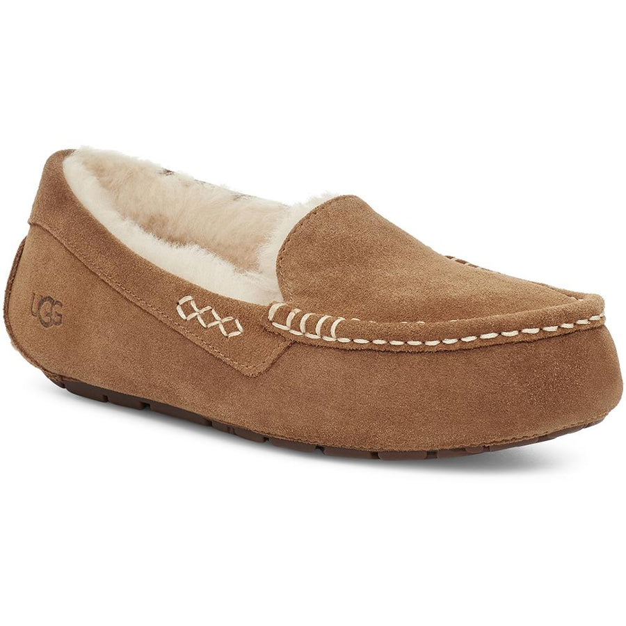 Quarter view Women's UGG Australia Footwear style name Ansley in color Chestnut. Sku: 1106878CHE