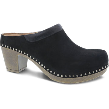 Quarter view Women's Dansko Footwear style name Sammy color Black Nubuck. Sku: 1830-472400