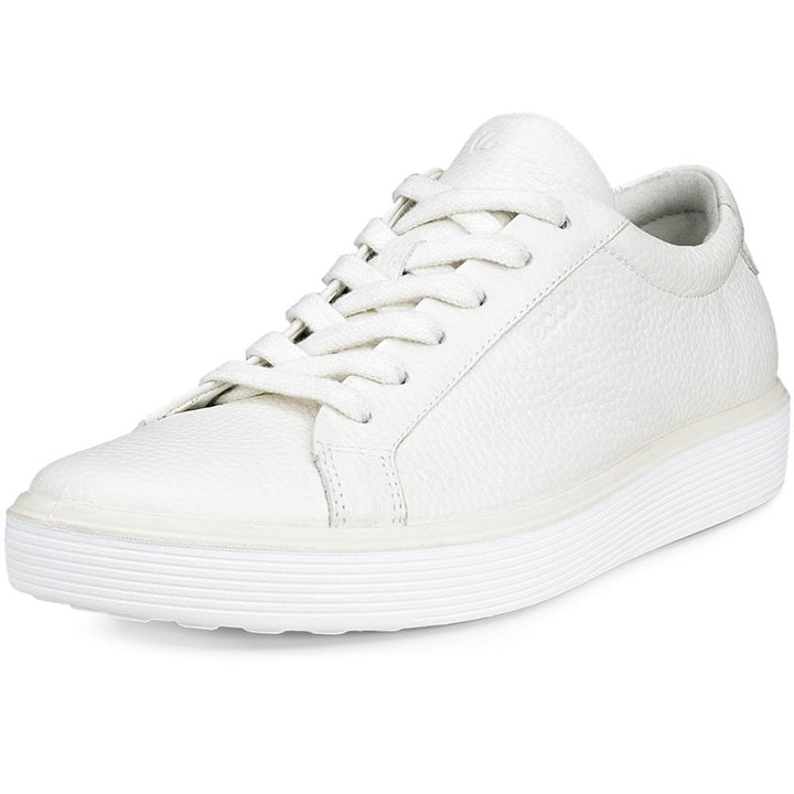 Quarter view Women's ECCO Footwear style name Soft 60 Sneaker in color White. Sku: 219203-01007