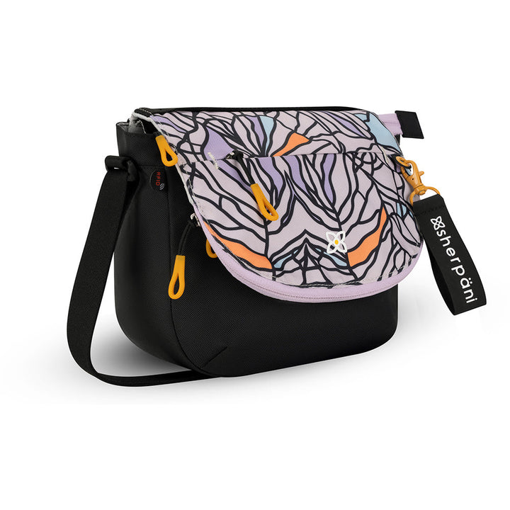 Quarter view Women's Sherpani Hand Bag style name Milli in color Bloom. Sku: 24-MILLI06110
