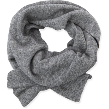 Quarter view Women's Pistil Accessories style name Plenty Scarf color Grey. Sku: 2508PGRY
