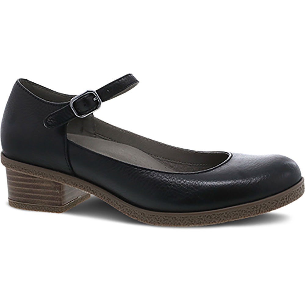 Quarter view Women's Dansko Footwear style name Deena Waterproof in color Black Waterproof. Sku: 2930-472300