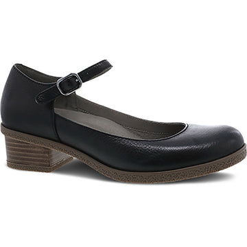 Quarter view Women's Dansko Footwear style name Deena Waterproof in color Black Waterproof. Sku: 2930-472300