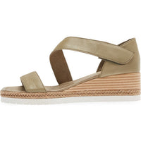 Women's Django & Juliette Inori in Khaki Leather. Sku: DJ15824H48LE
