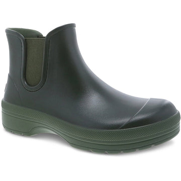 Quarter view Women's Dansko Footwear style name Karmel color Green Molded. Sku: 4055-343000