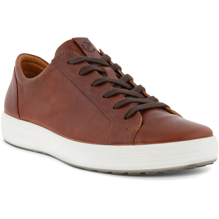 Quarter view Men's Footwear style name Soft 7 City Sneaker in color Cognac. SKU: 470364-02053