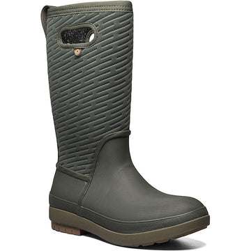 Quarter view Women's Bogs Footwear style name Crandall II Tall in color Dark Green. Sku: 72701-301