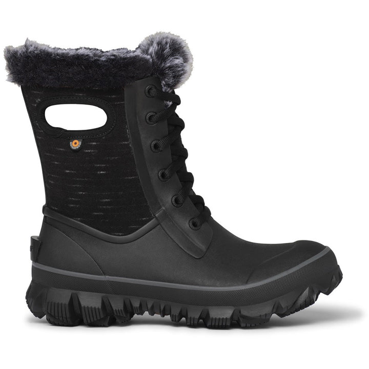 Quarter view Women's Bogs Footwear style name Arcata Dash in color Black. Sku: 73117-001