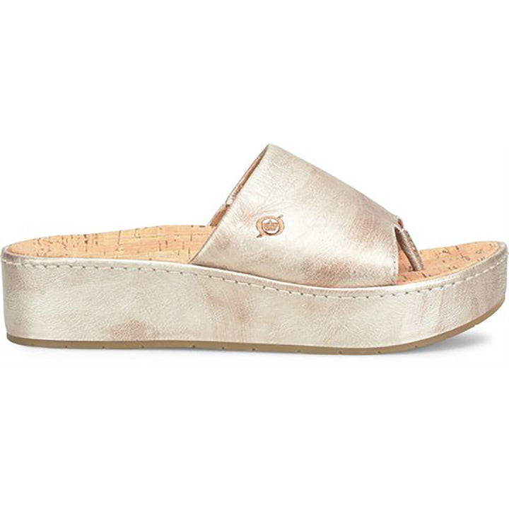 Women's Born Shar in Light Gold Metallic. Sku: BR0035330
