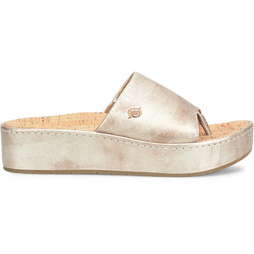 Women's Born Shar in Light Gold Metallic. Sku: BR0035330