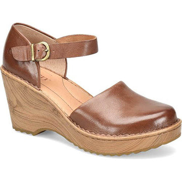 Quarter view Women's Born Footwear style name Nellie color Brown. Sku: BR0040106