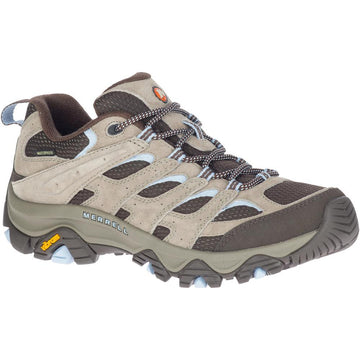 Quarter view Women's Merrell Footwear style name Moab 3 Waterproof Wide color Altitude. Sku: J035856W