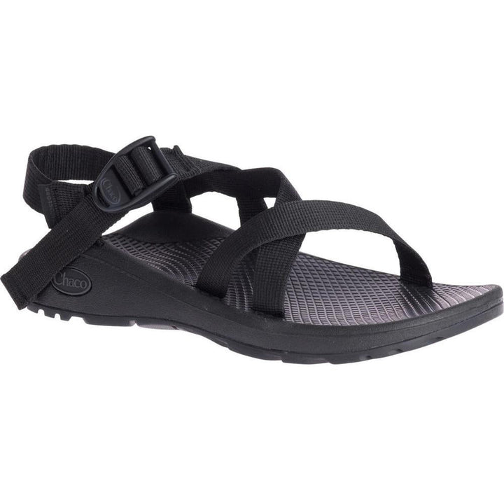 Quarter view Women's Chaco Footwear style name Z/Cloud in color Solid Black. Sku: J107366