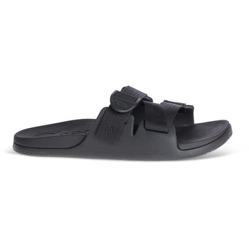 Quarter view Women's Chaco Footwear style name Chillos Slide in color Black. Sku: JCH107818