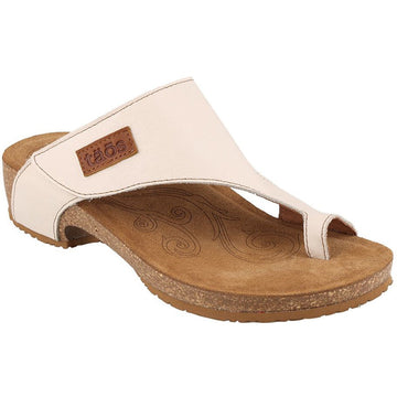 Quarter view Women's Taos Footwear style name Loop in color Off White. Sku: LOP-4705OFW