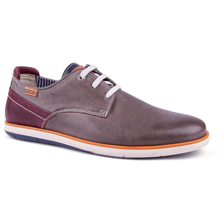Quarter view Men's Footwear style name Jucar 4104 in color Dark Grey. SKU: M4E-4104C1CGRY