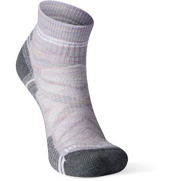 Quarter view Women's Sock style name Hike Light Cush Ankle in color Purple Eclipse. SKU: SW001571H76