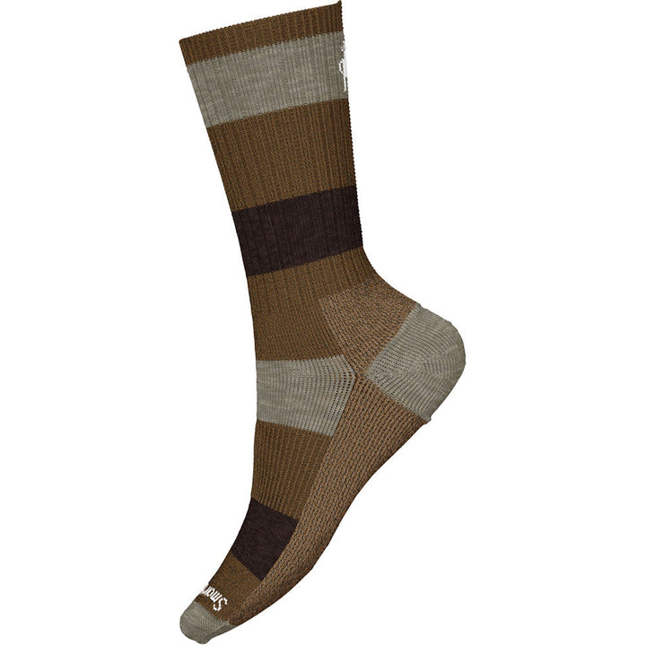 Quarter view Men's Smartwool Sock style name Everyday Barnsley Swt Crew in color Acorn. Sku: SW001880G36