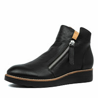Side View Women's Django & Juliette Ohmy Sneaker In Black/ Black Sole Leather Sku: Dj16318B75Le