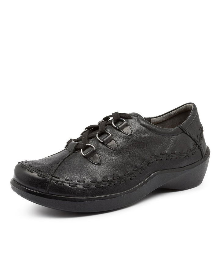 Women's Ziera Allsorts in Black Leather. Sku: ZR10016BLALE