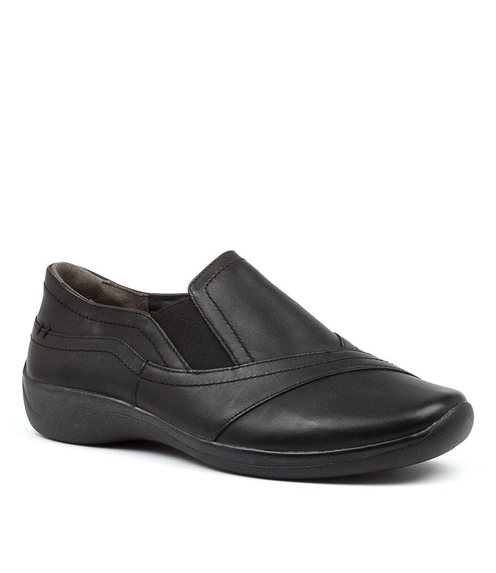 Women's Ziera Java in Black Leather sku: ZR10032BLALE